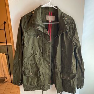 Army Green Banana Republic Utility Jacket - M